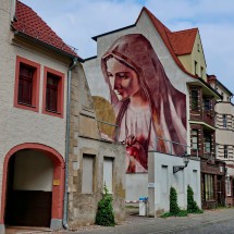 Mural in Wittenberg